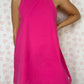 Robe Col Uni Fuchsia