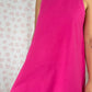 Robe Col Uni Fuchsia