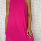 Robe Col Uni Fuchsia