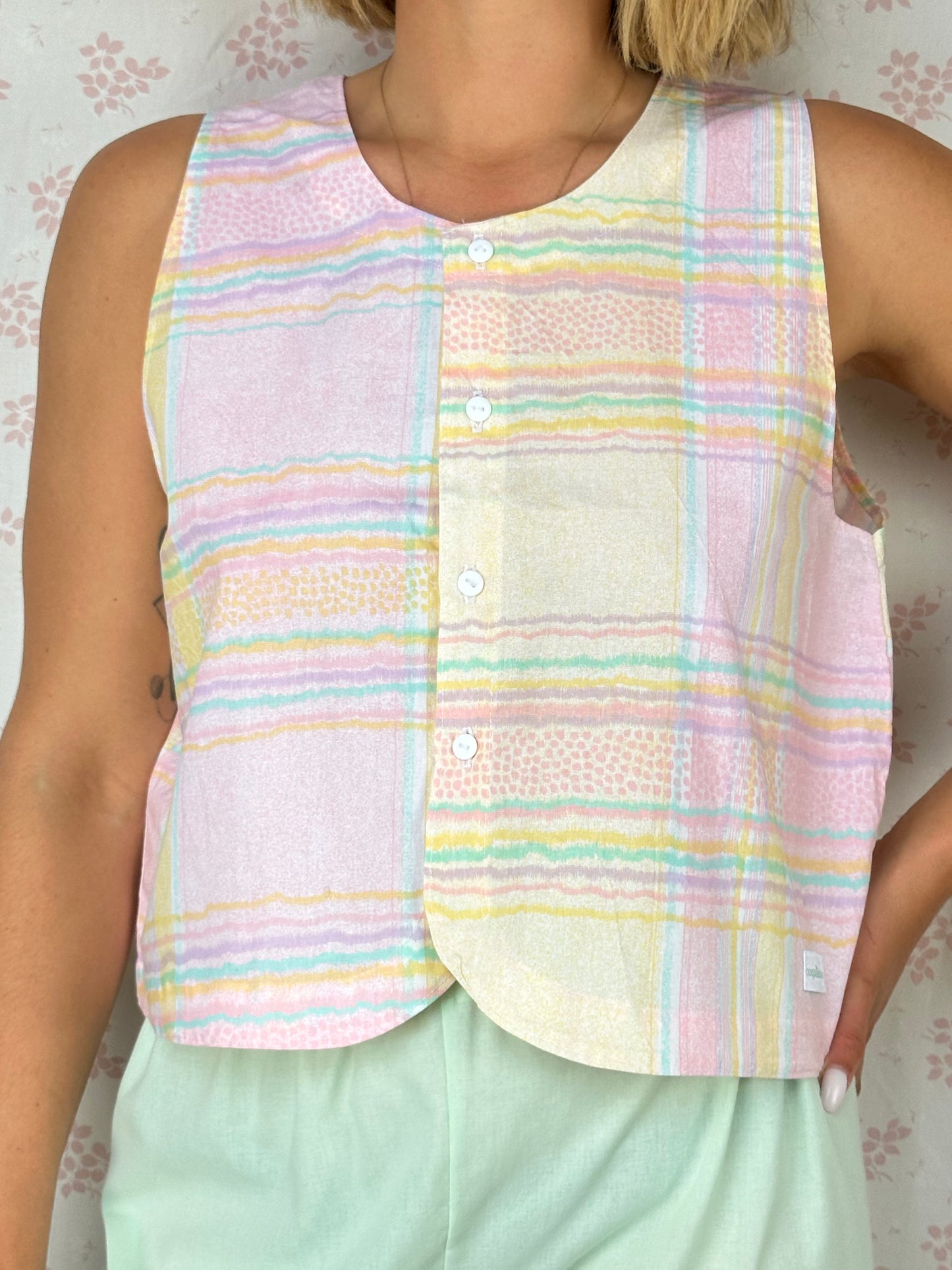Haut Bouton Pastel