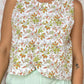 Haut Bouton Fleurs