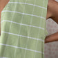 Robe Col Verte Carreaux