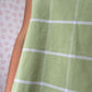 Robe Col Verte Carreaux