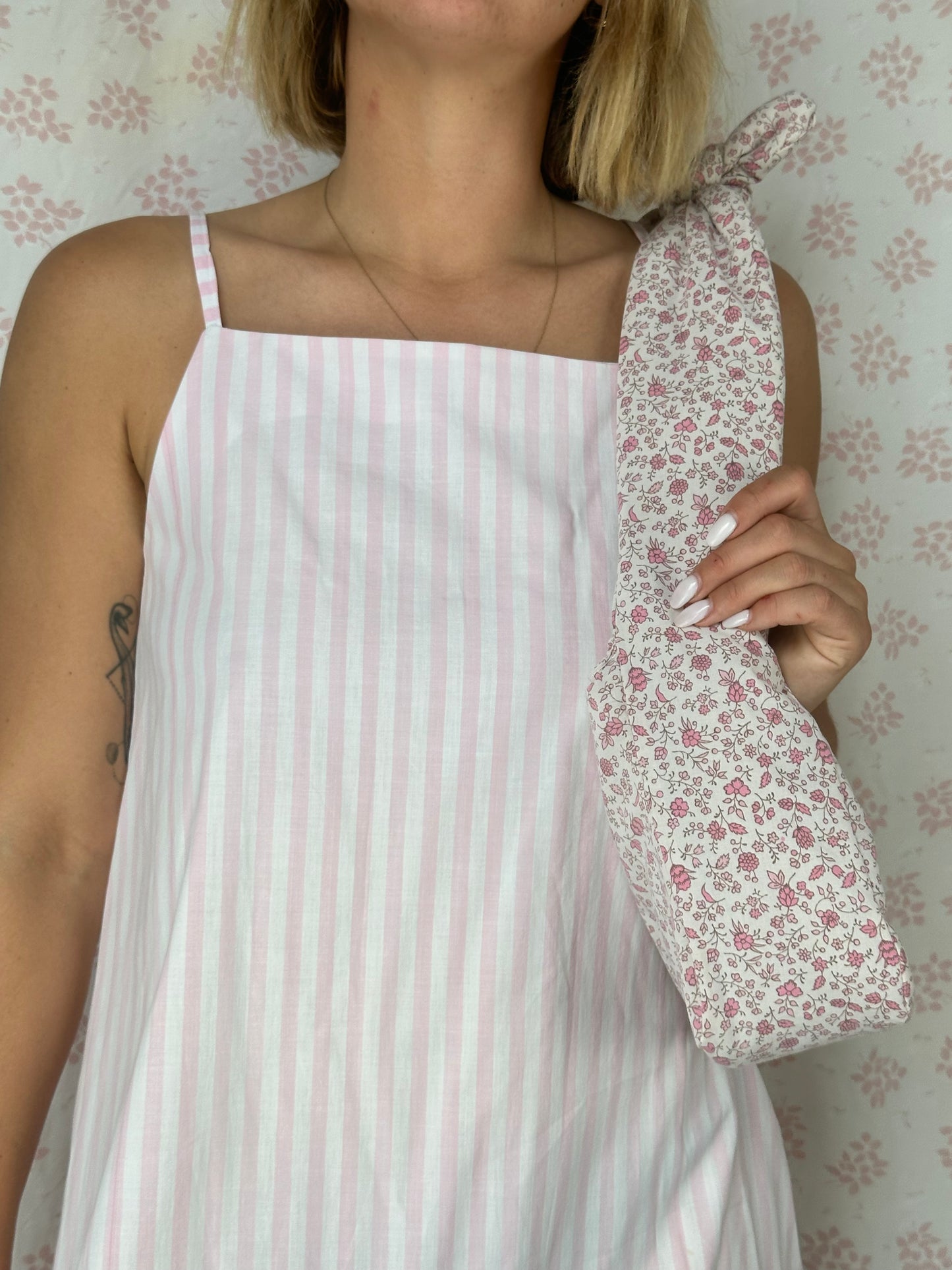 Sac Fleurs Rose