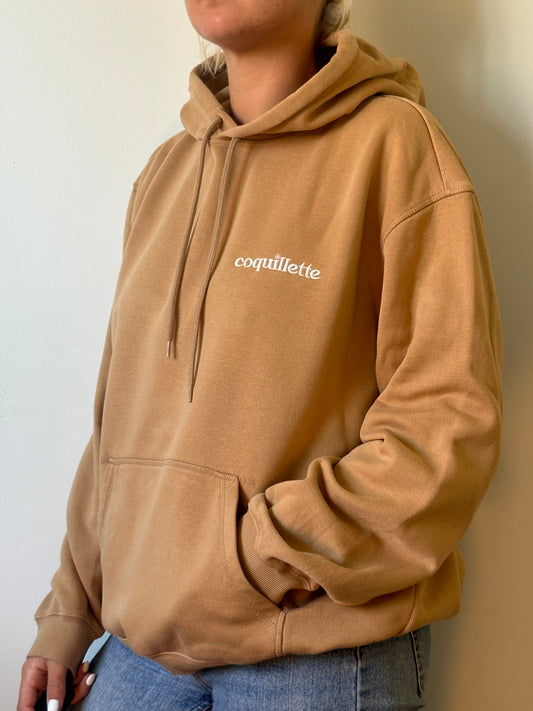 Sweat Capuche Camel T40