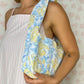 Sac Fleurs bleu jaune
