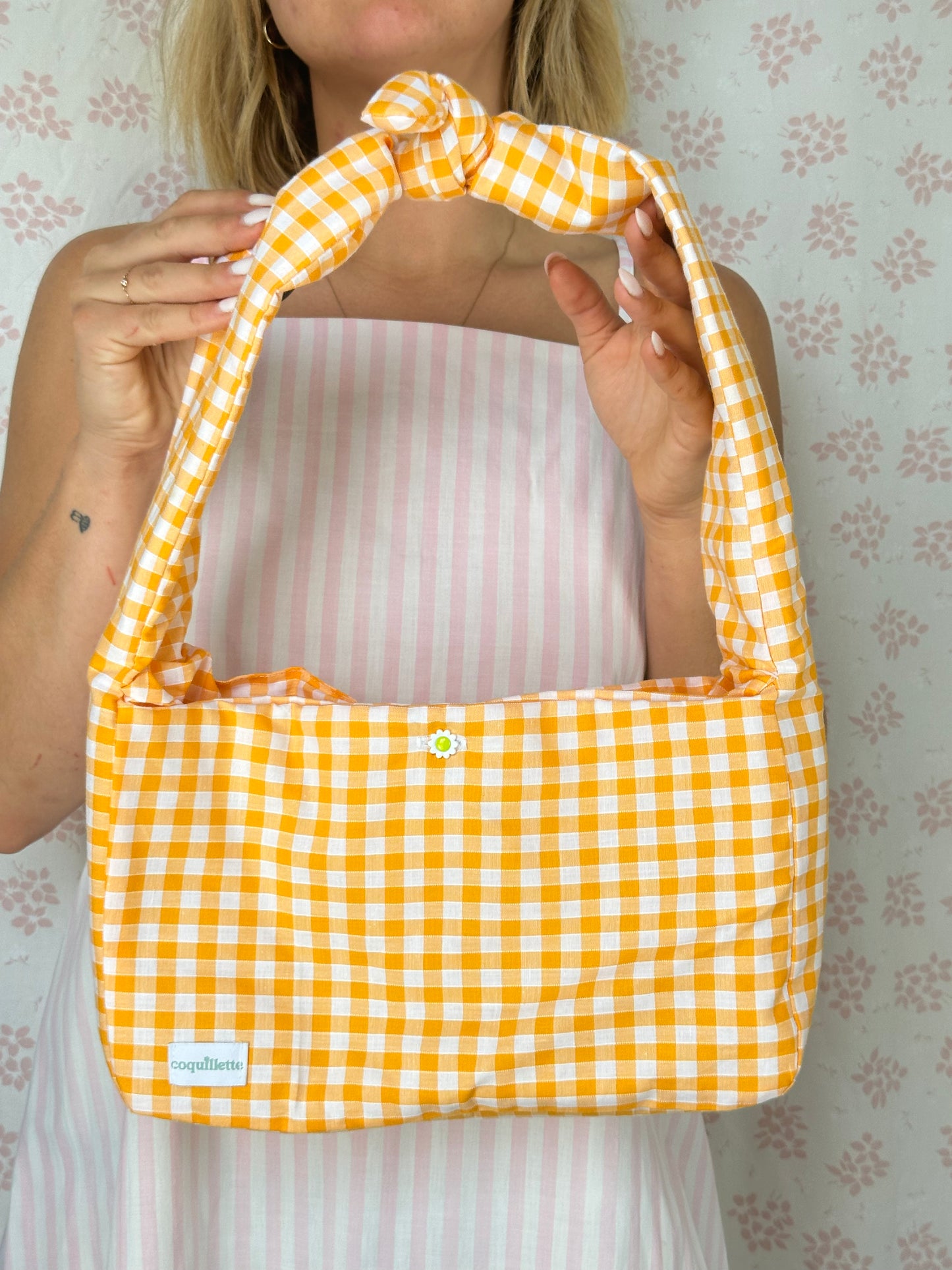 Sac Vichy Jaune