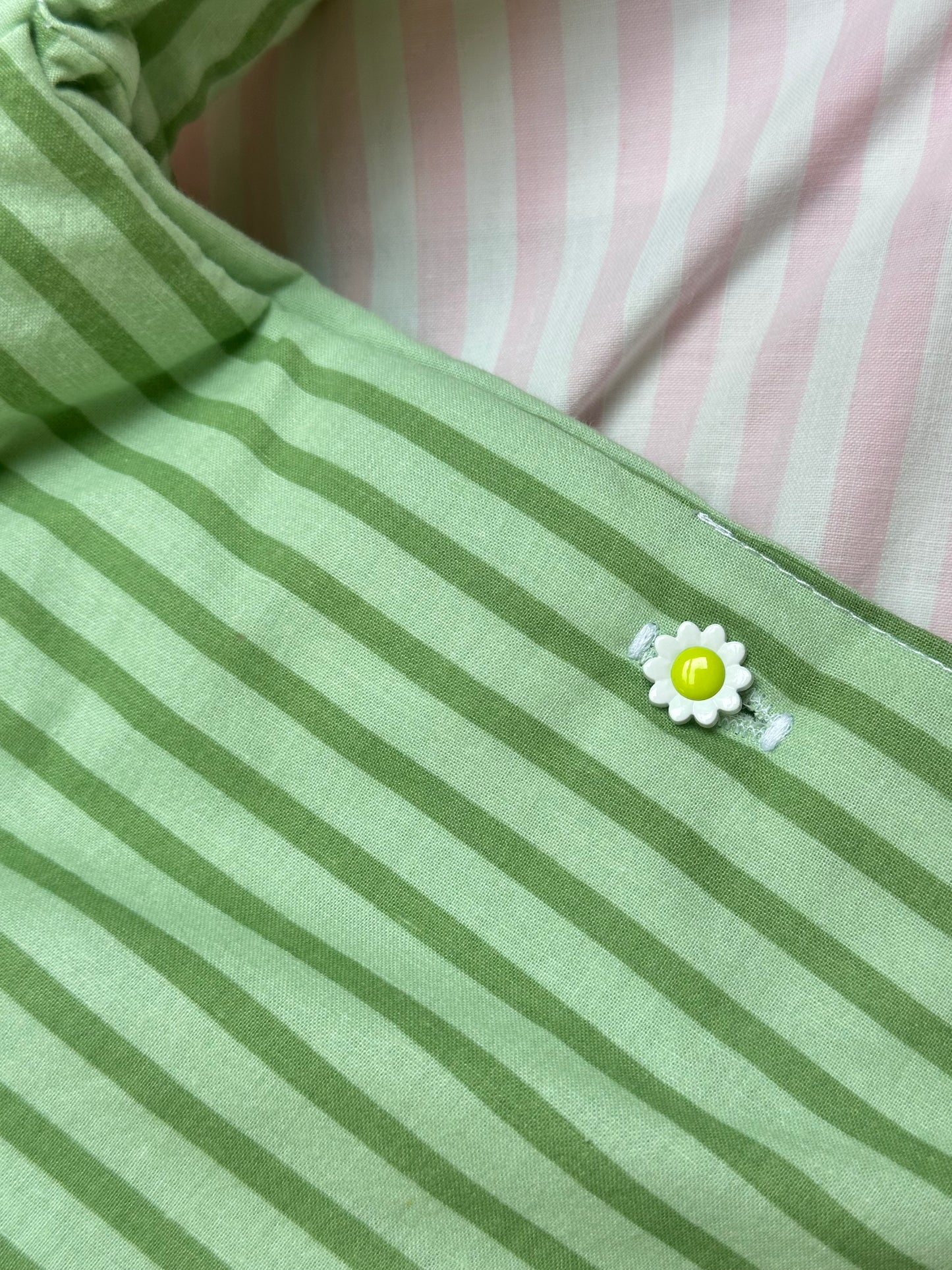 Sac Rayé Vert