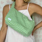 Sac Rayé Vert