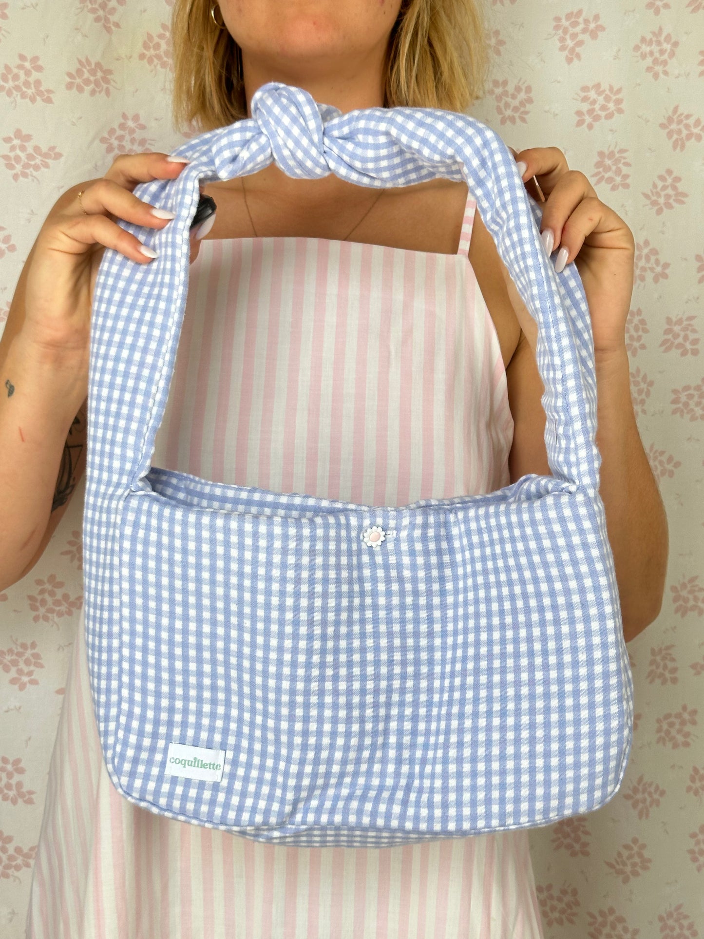 Sac Vichy Bleu