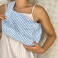 Sac Rayé Bleu