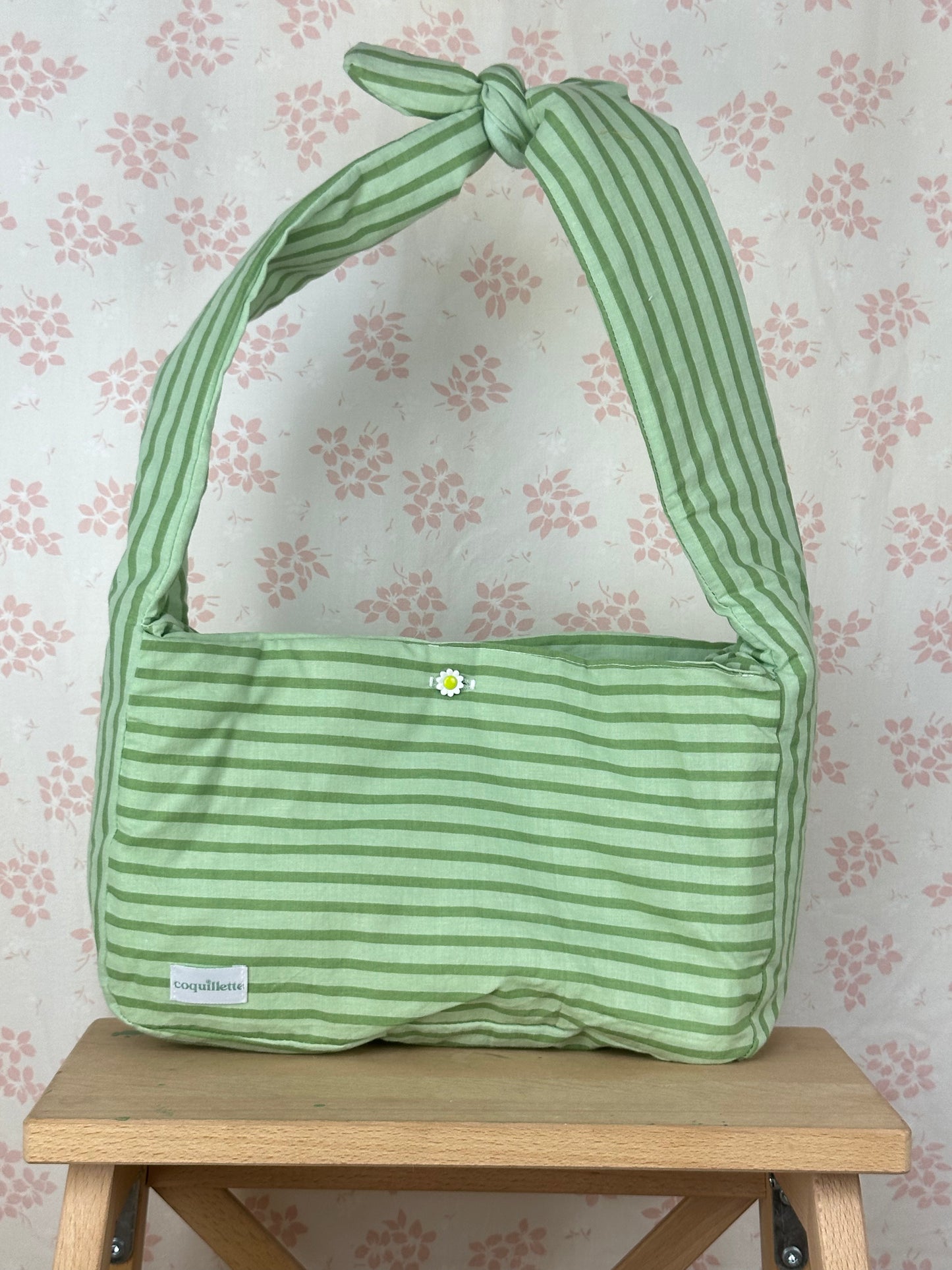 Sac Rayé Vert