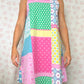 Robe Col Patchwork