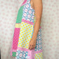 Robe Col Patchwork