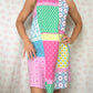 Robe Col Patchwork