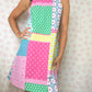 Robe Col Patchwork