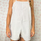 Combishort Rayé Beige