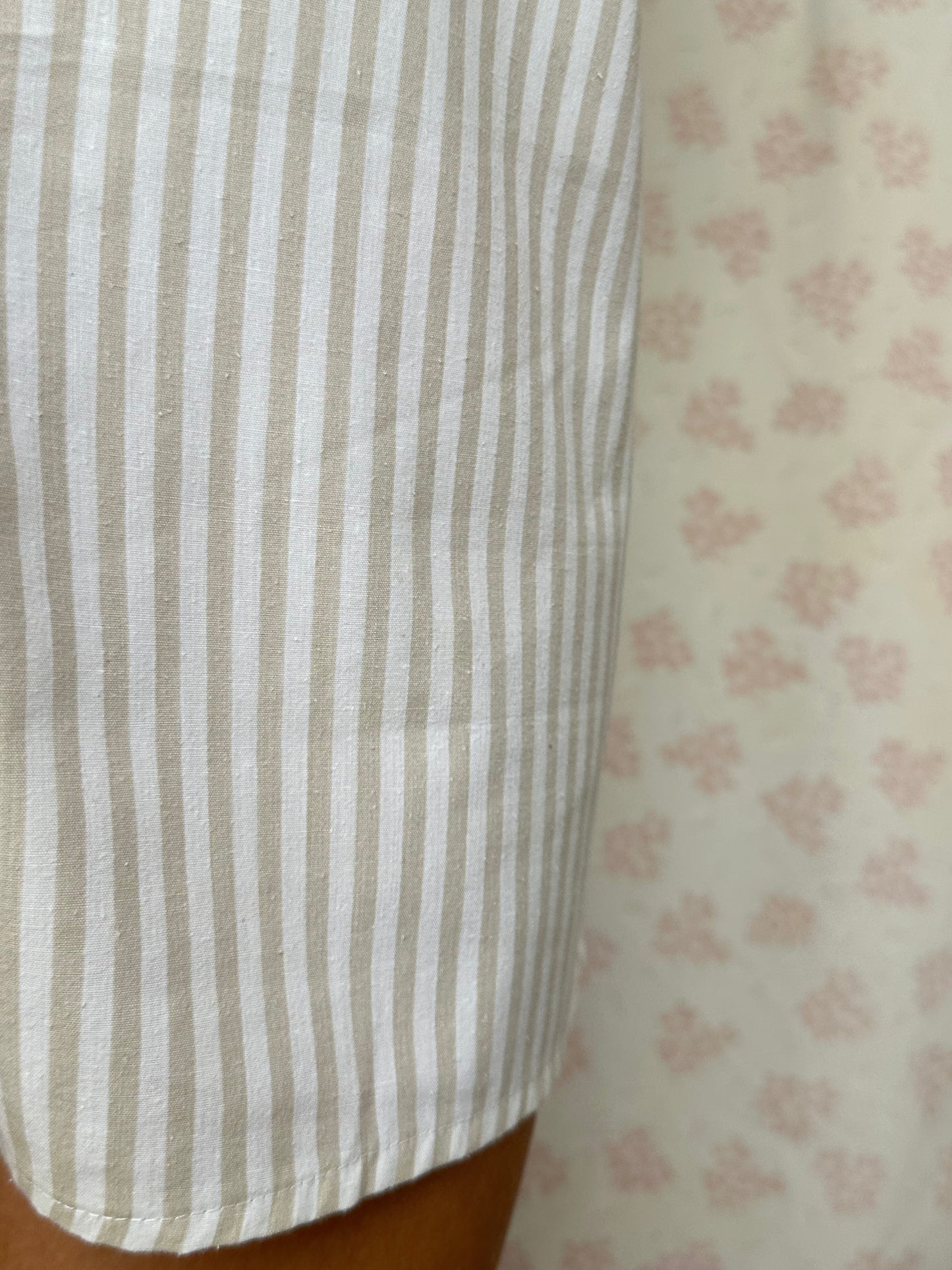 Combishort Rayé Beige