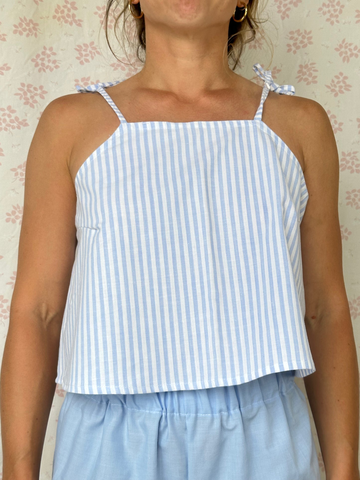 Top Rayé Bleu