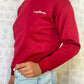 Sweat Rouge Foncé T38
