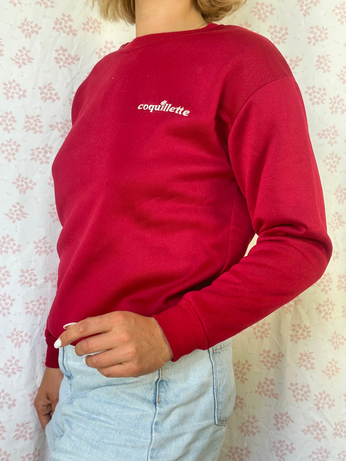 Sweat Rouge Foncé T38