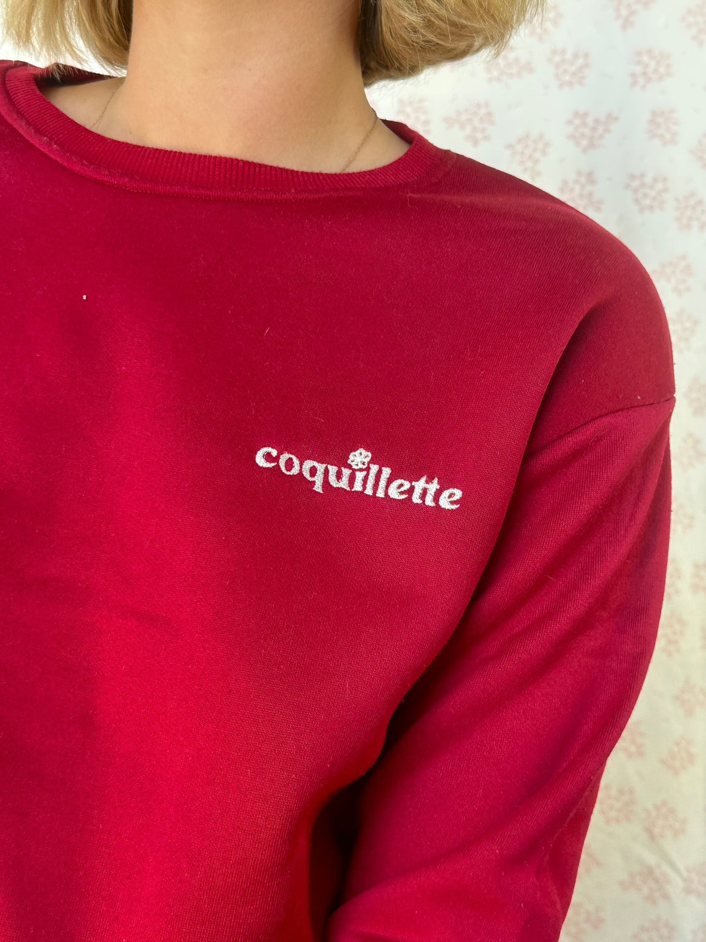 Sweat Rouge Foncé T38