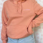 Sweat Capuche Saumon T40