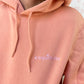 Sweat Capuche Saumon T40