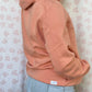 Sweat Capuche Saumon T40