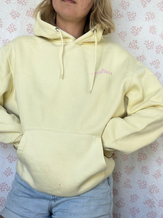 Sweat Capuche Jaune T40