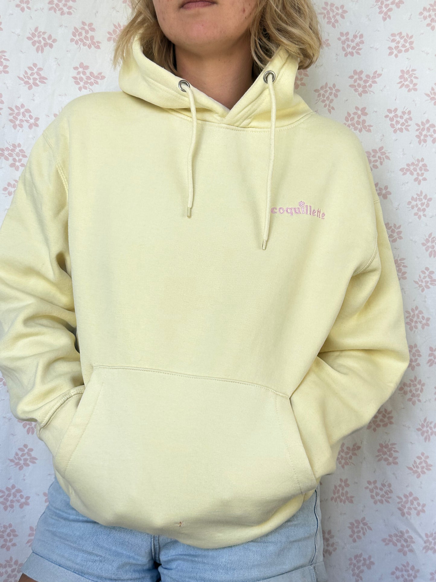 Sweat Capuche Jaune T40