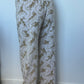 Pantalon Fleurs Beige