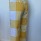 Pantalon Carreaux Jaune
