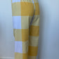 Pantalon Carreaux Jaune