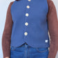 Gilet Bouton Bleu T34