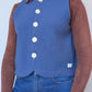 Gilet Bouton Bleu T34
