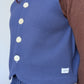 Gilet Bouton Bleu T34