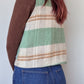 Gilet Bouton Vert Carreaux T34