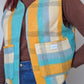 Veste Carreaux Bleu Jaune T36