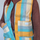 Veste Carreaux Bleu Jaune T36