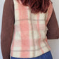 Veste Carreaux Rose T36