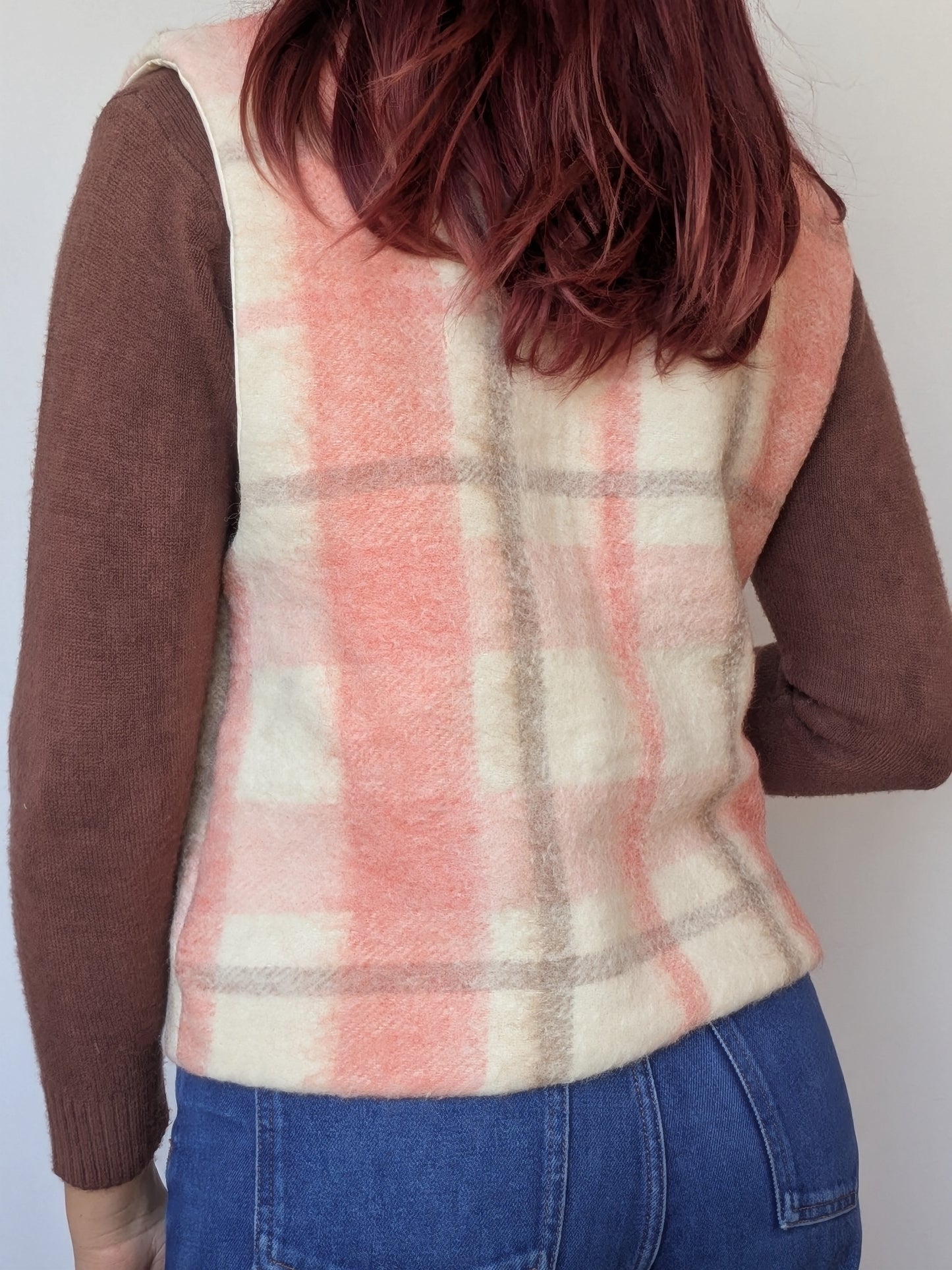 Veste Carreaux Rose T36