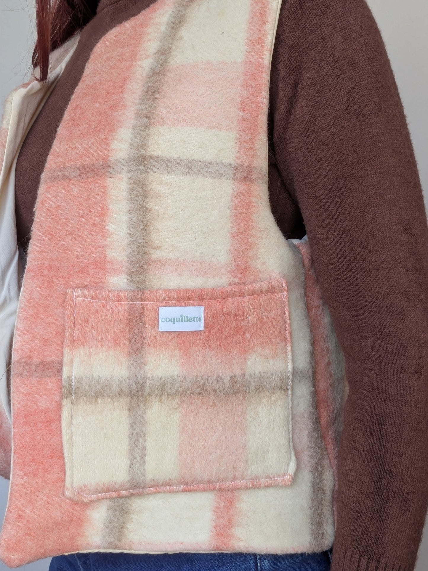 Veste Carreaux Rose T36