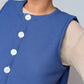 Gilet Bouton Bleu T36/38