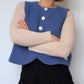 Gilet Bouton Bleu T36/38