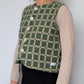 Gilet Bouton Vert Carreaux T36/38
