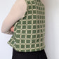 Gilet Bouton Vert Carreaux T36/38