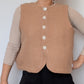 Gilet Bouton Beige T40