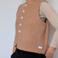 Gilet Bouton Beige T40