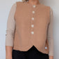 Gilet Bouton Beige T40